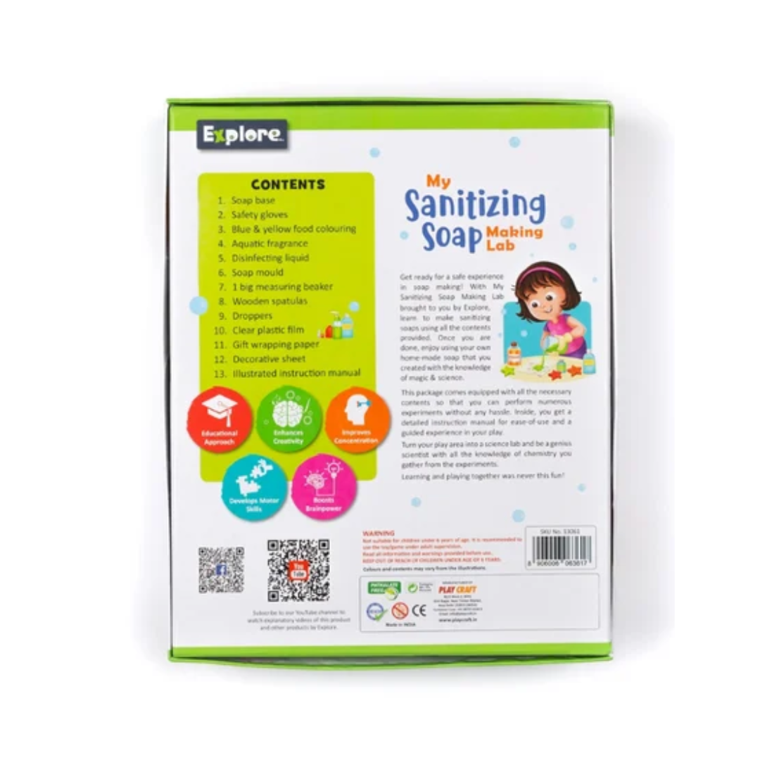 Explore My Sanitizing Soap Making Lab Stem Activity Kit