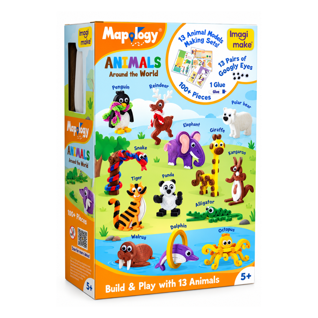 Imagi Make WP01 Animal Make 3D Model Puzzle