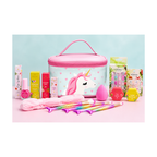 Whimsy Beauty Girls 13Pcs Unicorn Travel Beauty Vanity Kit