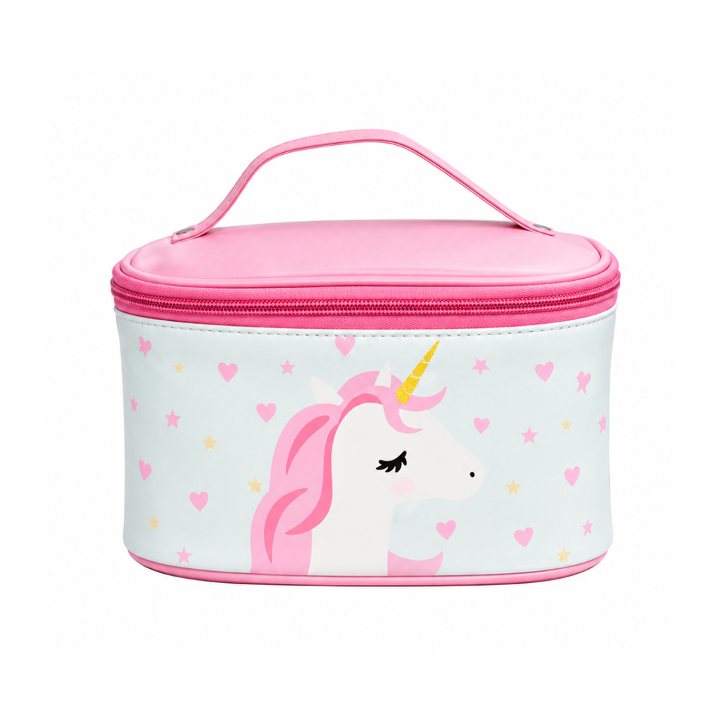 Whimsy Beauty Girls 13Pcs Unicorn Travel Beauty Vanity Kit