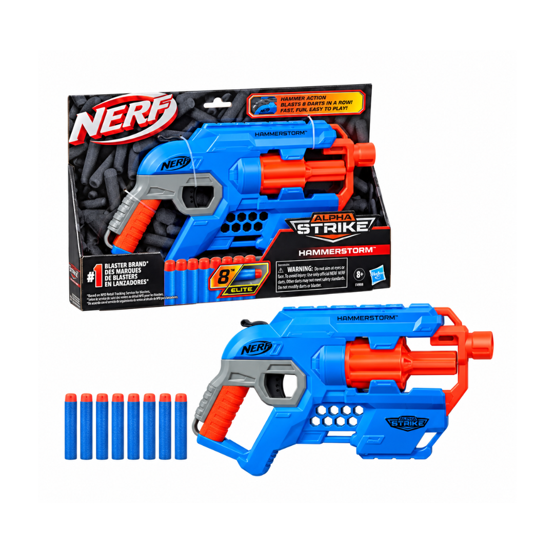 Hasbro Nerf Alpha Strike Hammerstorm Blaster Gun