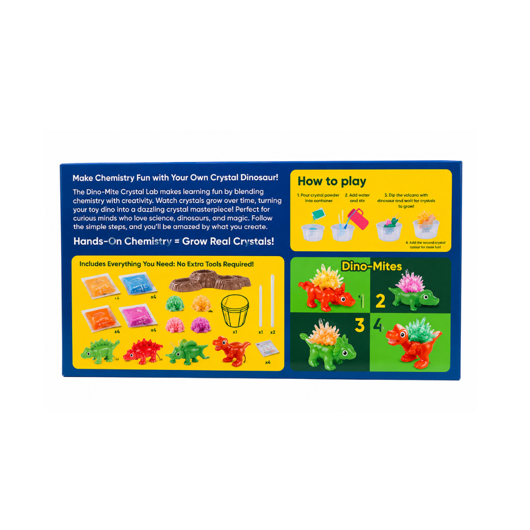 Youreka Stem Chemistry Kit Dino - Mite Crystal Lab 8Yrs+