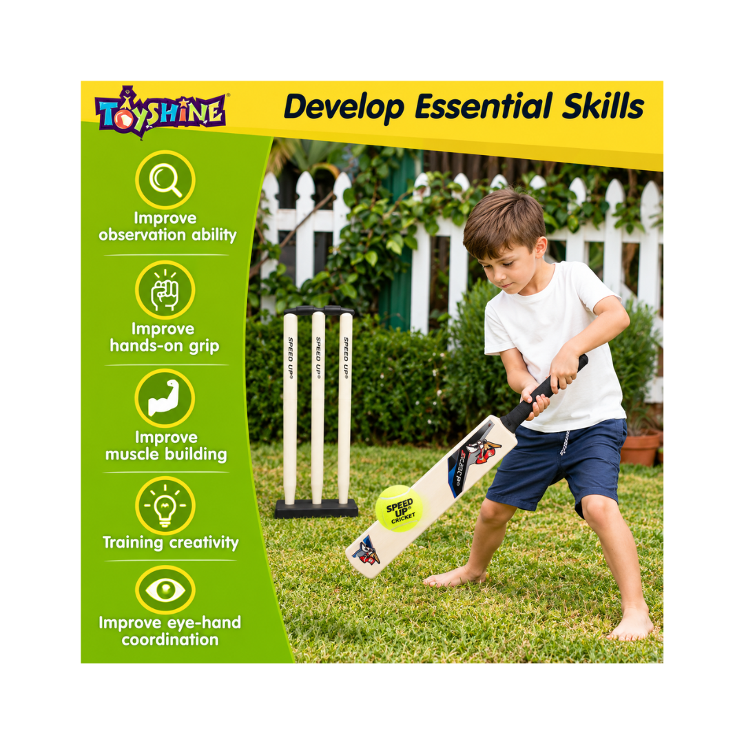 Speed Up X-Shot Combo Box Cricket Kit for Kids Size-1