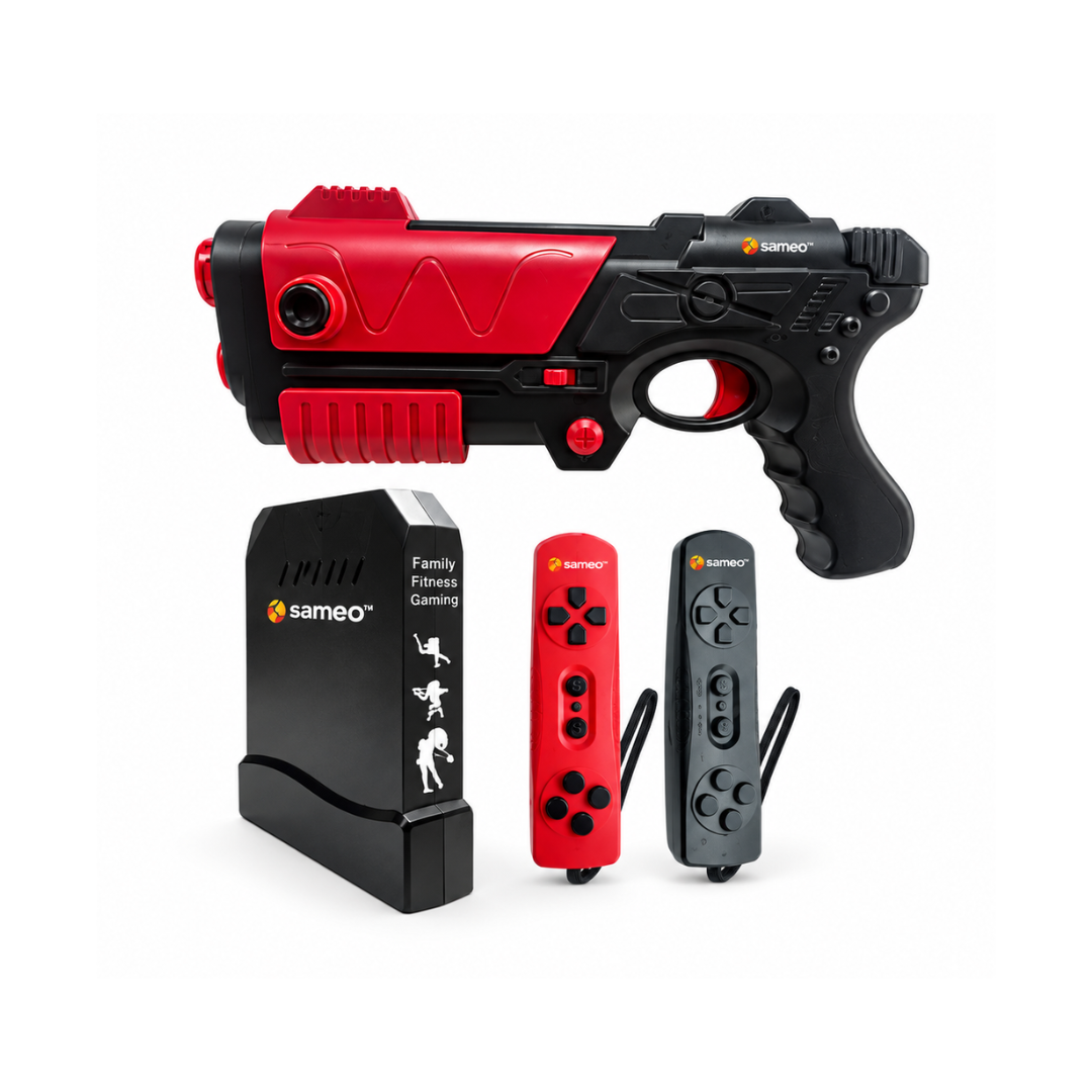 Sameo iPlay+ Motion Gaming Console – 1056 Built-in Games Motion Gun 2 Player | HDMI