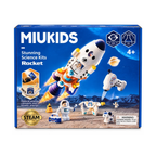 MIUKIDS Stunning Science Kits Rocket | STEAM Space Science Experiment & Building Kit for Kids | 4+ Years