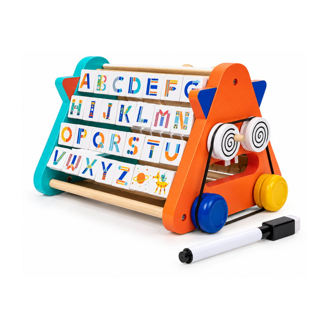 Rainbow Toys Montessori Activity Board Alphabet Letter Board