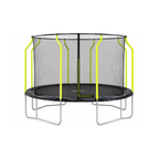 Plum Wave 14ft Springsafe Trampoline with Safety Enclosure | Black Outdoor Trampoline