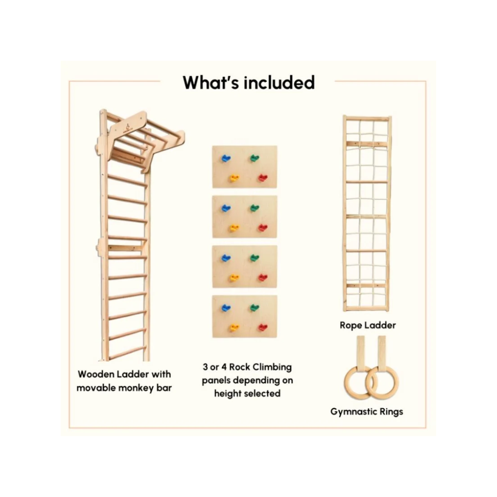 Curious Cub L Shaped Jungle Gym (6 feet)