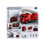 Remote Control Fire Fighter Truck with Extendable Ladder & Water Spray Function