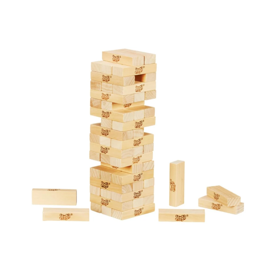 Hasbro Gaming Original Jenga Game, Jenga Stacking Tower Game