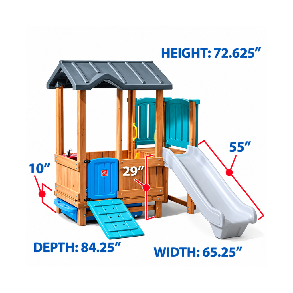 Step2 Woodland Adventure Playhouse & Slide