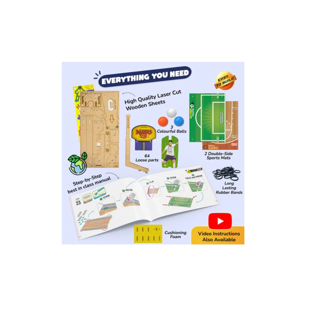Smartivity Multi Sports Kit for Kids 6-12 Year