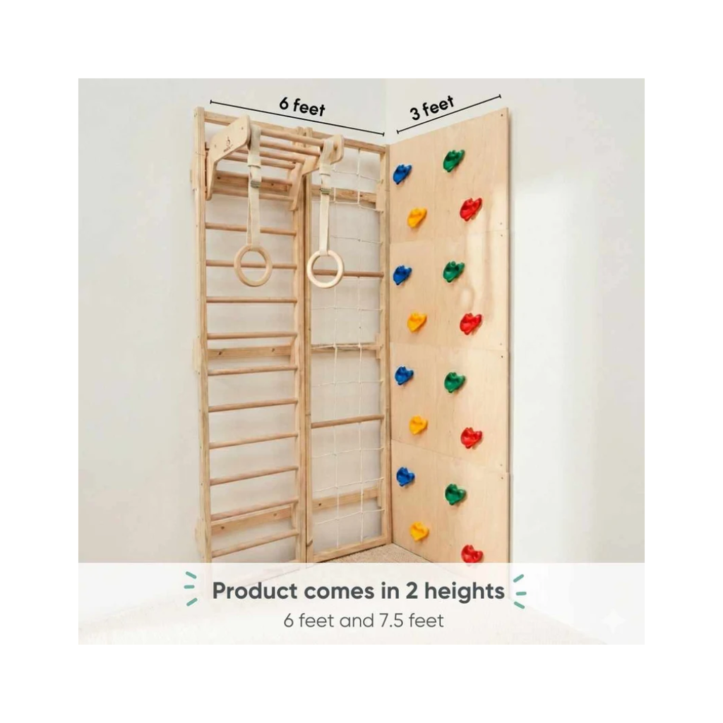 Curious Cub L Shaped Jungle Gym (6 feet)