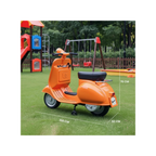 Emotorad Formula Fun Vespa 12V Electric Ride-On Scooter for Kids – 3 to 6 Years Yellow