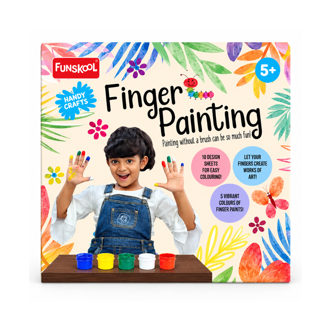 Funskool Handycrafts Finger Painting Kit