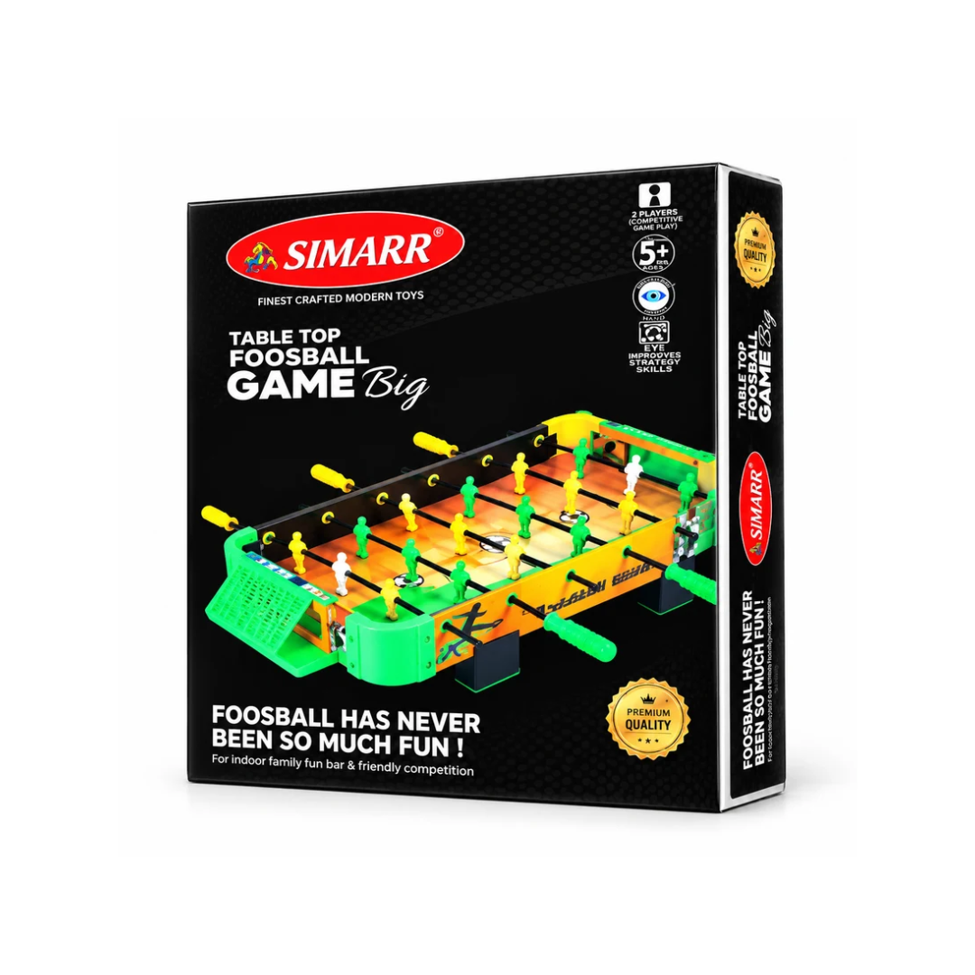 Simarr Table Top Foosball Game for Kids with Mini Football Players – Indoor Table Soccer Game