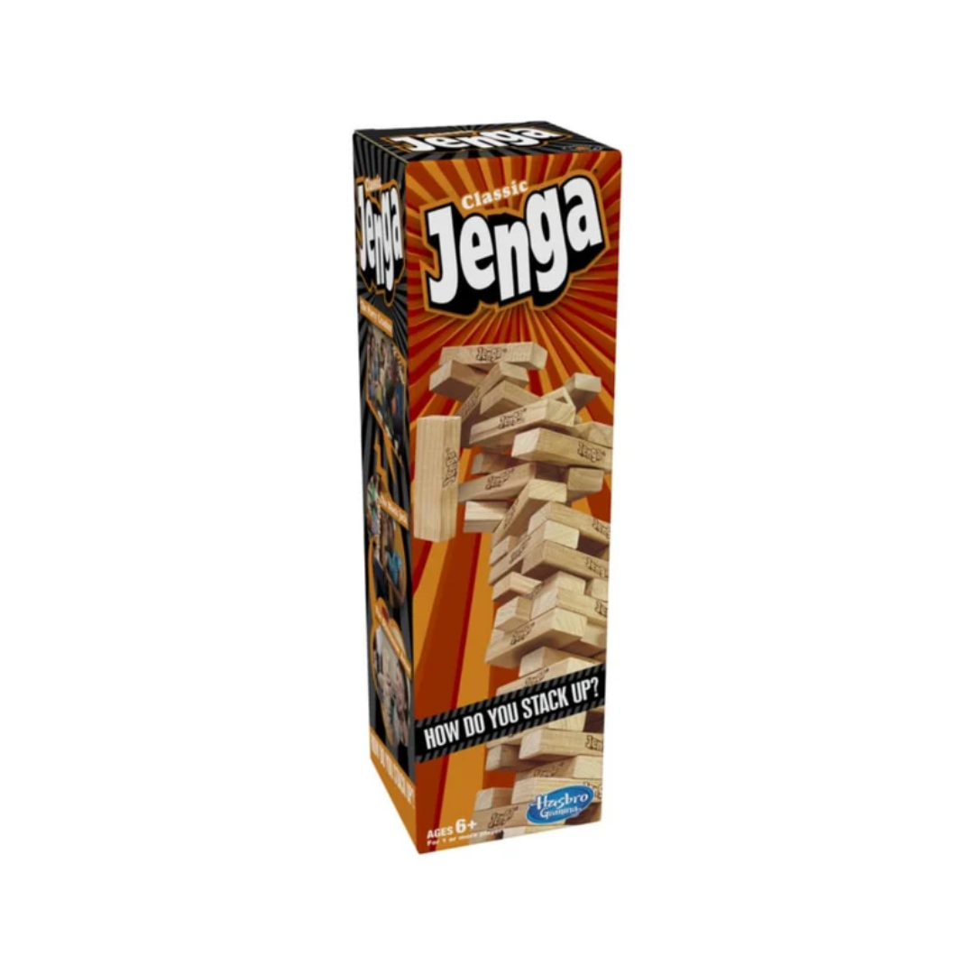 Hasbro Gaming Original Jenga Game, Jenga Stacking Tower Game