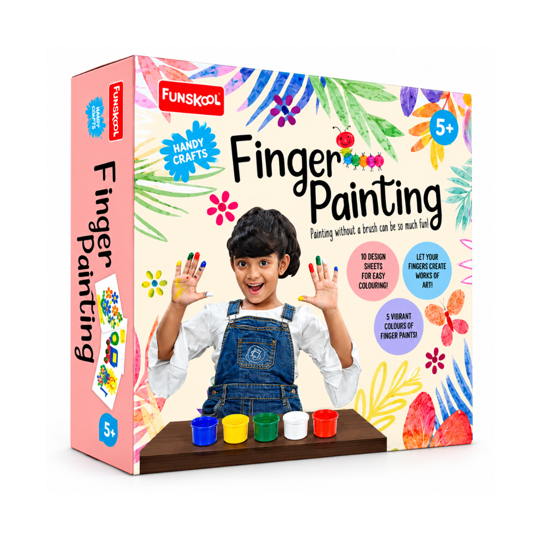 Funskool Handycrafts Finger Painting Kit