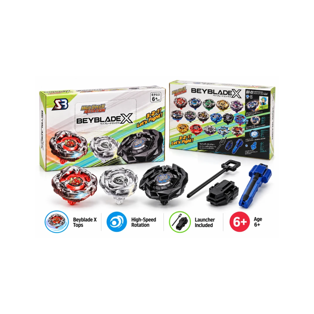 Beyblade X BX-01 Dran Sword Spinning Top Battle Toy Set