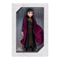 Elegant Princess Fashion Doll with Royal Purple Cape & Black Dress