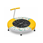 Plum Junior Jungle Bouncer with Sounds | Spring-Free Kids Trampoline with Handle for Ages 18 Months+