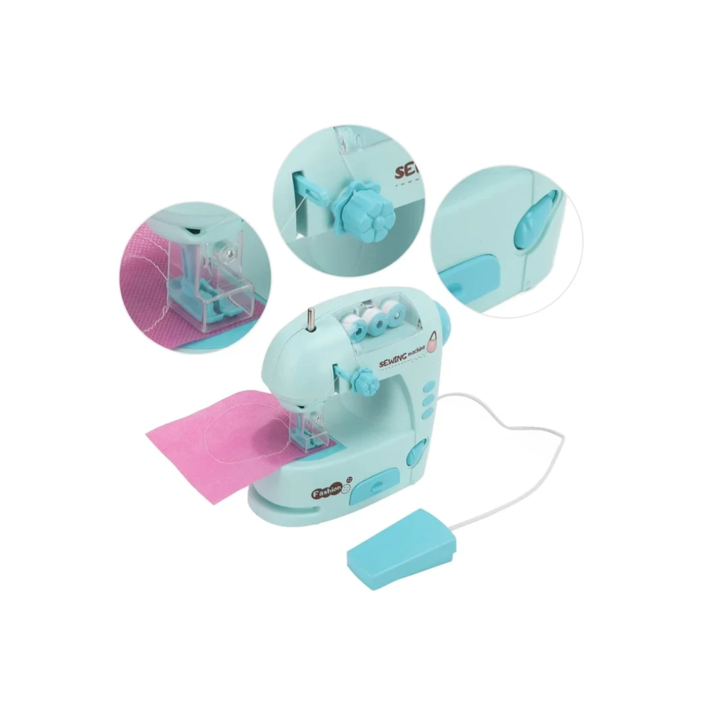 DIY Sewing Machine Toy for Kids – Pretend Play Sewing & Fashion Design Set 3+ Years