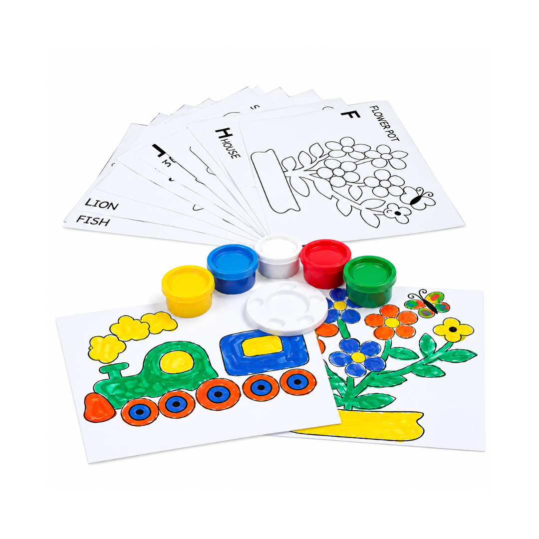 Funskool Handycrafts Finger Painting Kit