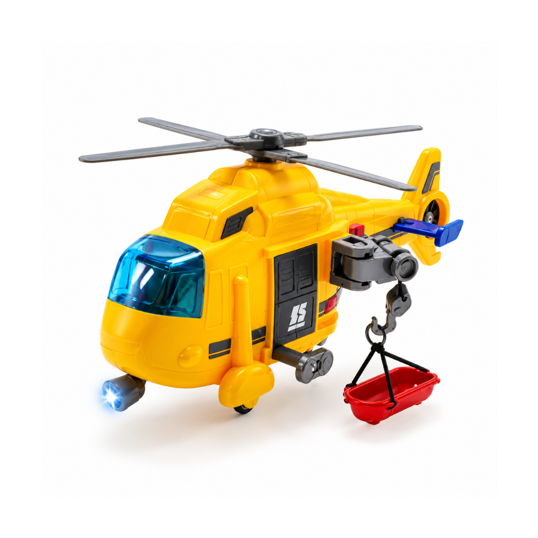 Dickie Toys Light and Sound Vehicle Rescue Copter