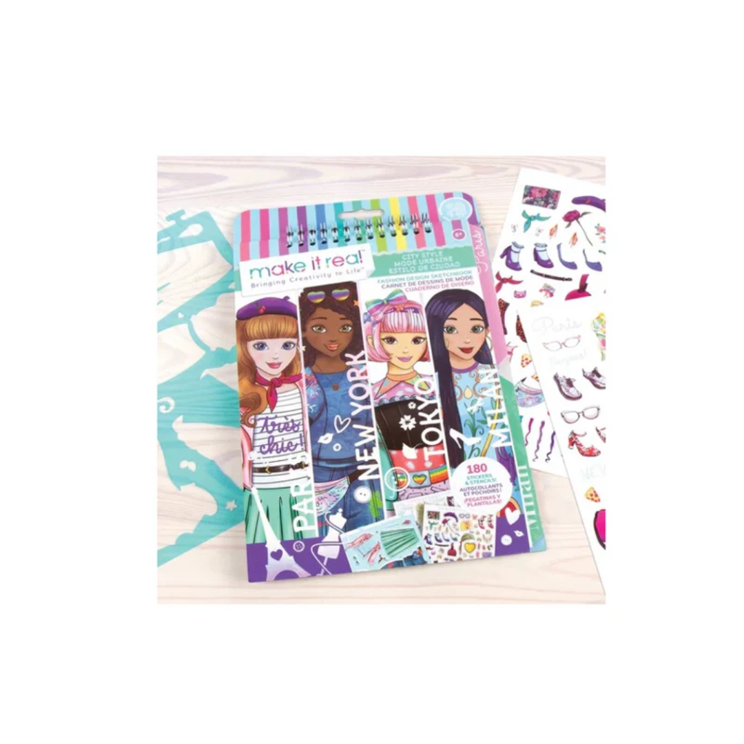 Make It Real- Fashion Design Sketchbook: City Style