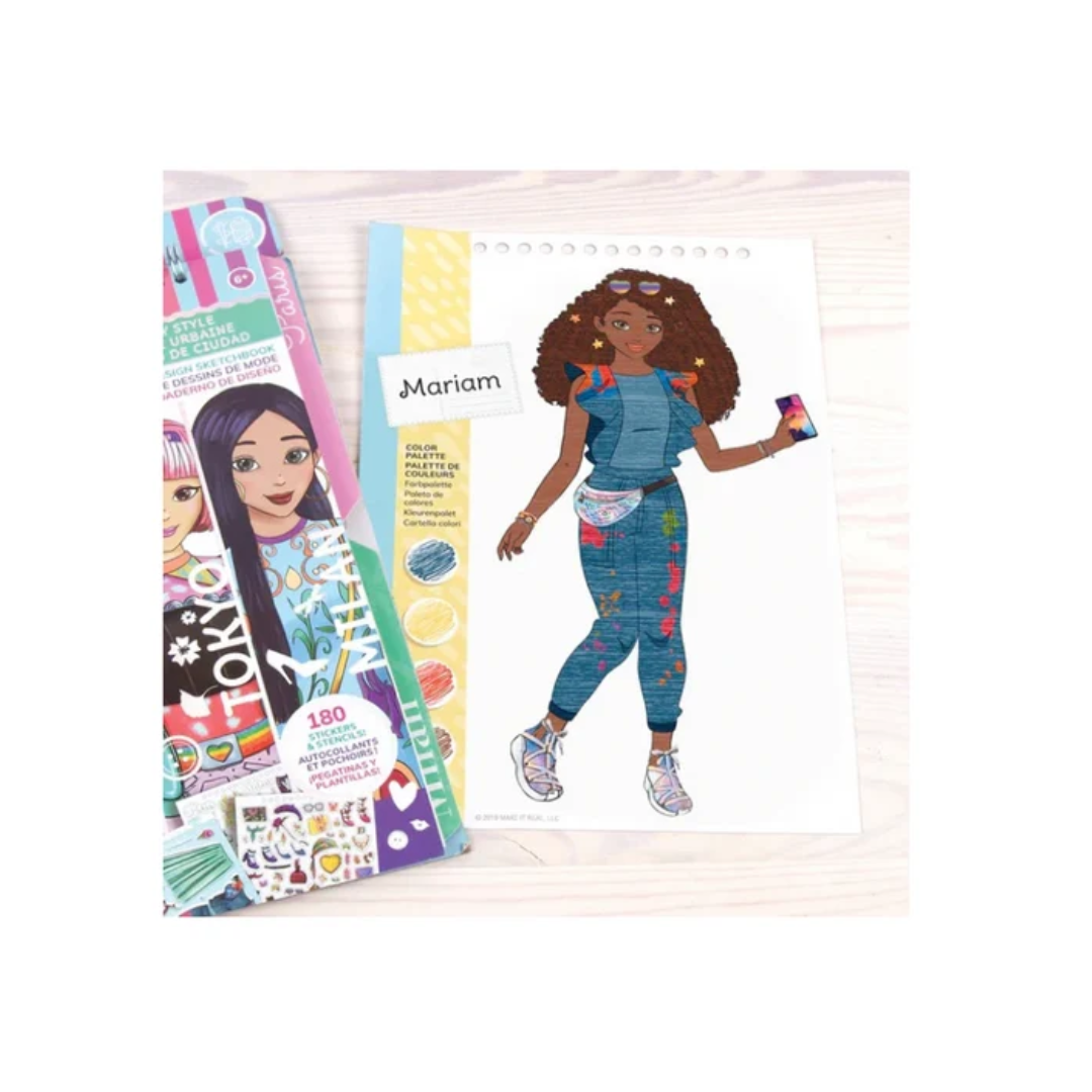 Make It Real- Fashion Design Sketchbook: City Style