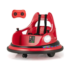 EMotorad Formula Fun Dash Car 12V Electric Bumper Car for Kids – Rechargeable Ride-On Car Red