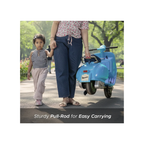 Emotorad Formula Fun Vespa 12V Electric Ride-On Scooter for Kids – 3 to 6 Years Blue