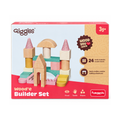 Giggles Wood’R Builder Set – 24 Pieces Wooden Building Blocks for Kids | Funskool