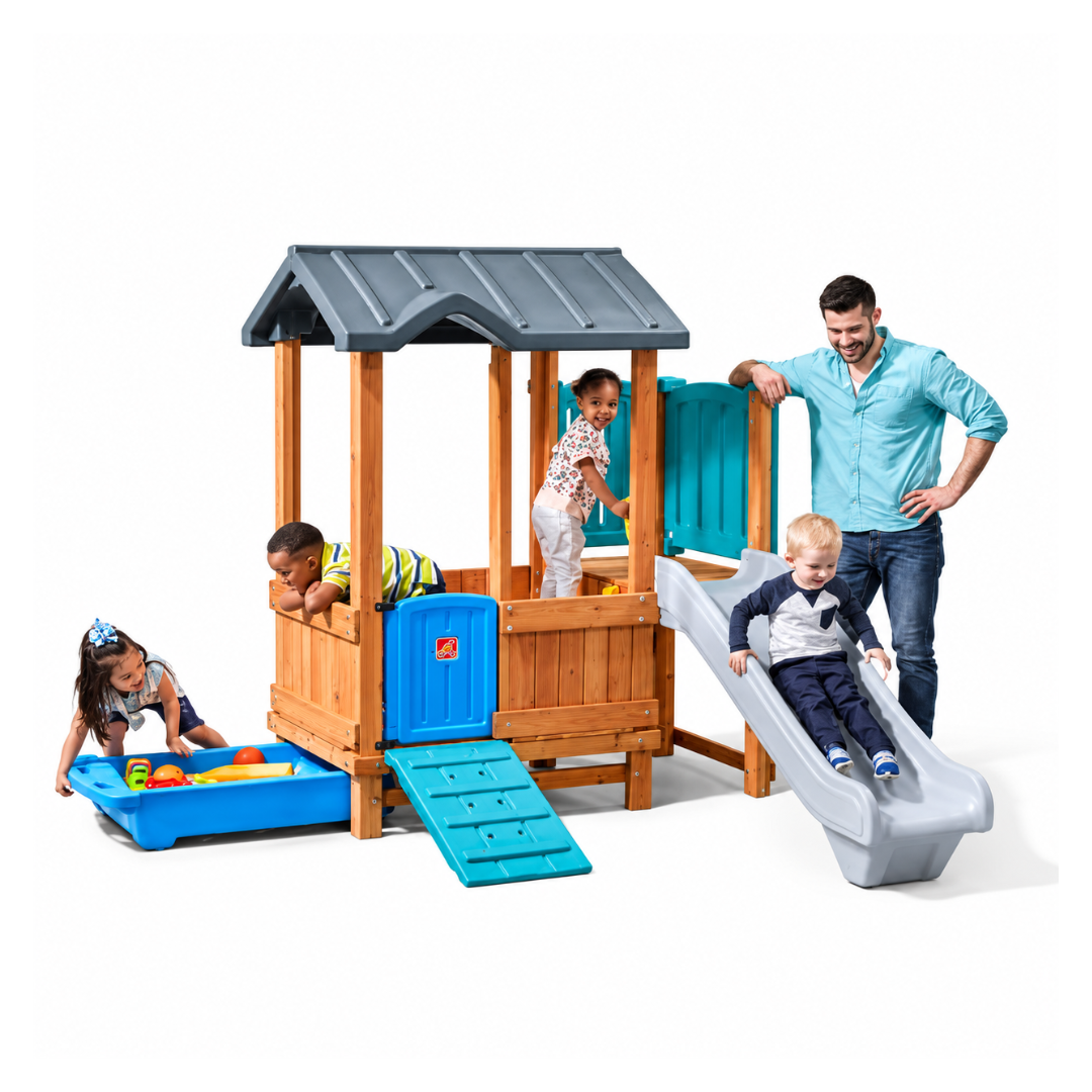 Step2 Woodland Adventure Playhouse & Slide