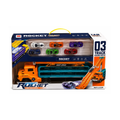 Rocket Space 03 Track Racing Match – Car Carrier Truck with Racing Track & Mini Cars