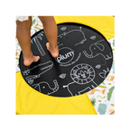 Plum Junior Jungle Bouncer with Sounds | Spring-Free Kids Trampoline with Handle for Ages 18 Months+