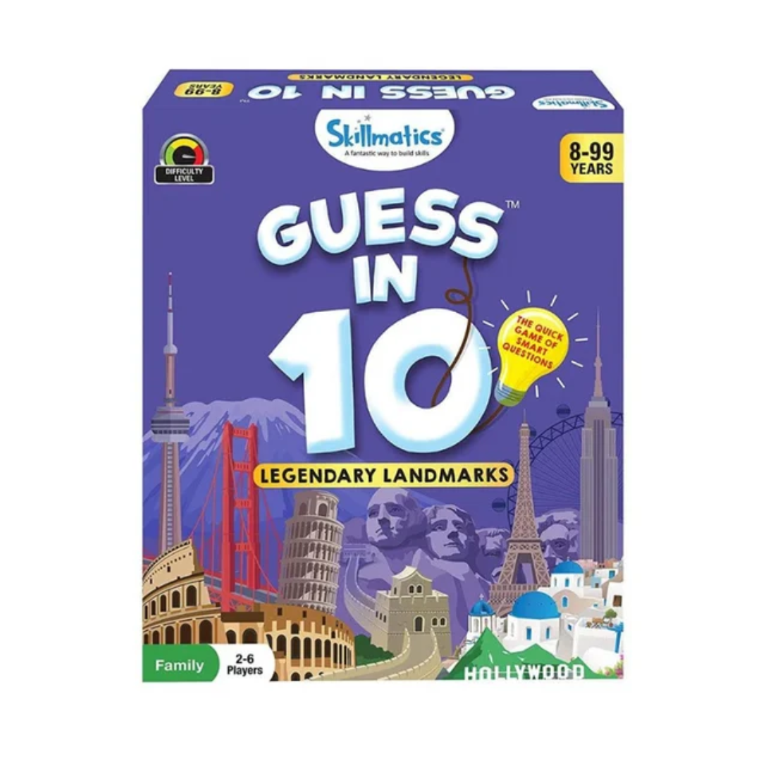 Skillmatics Legendary Landmarks - Guess In 10 (Ages 8-99)