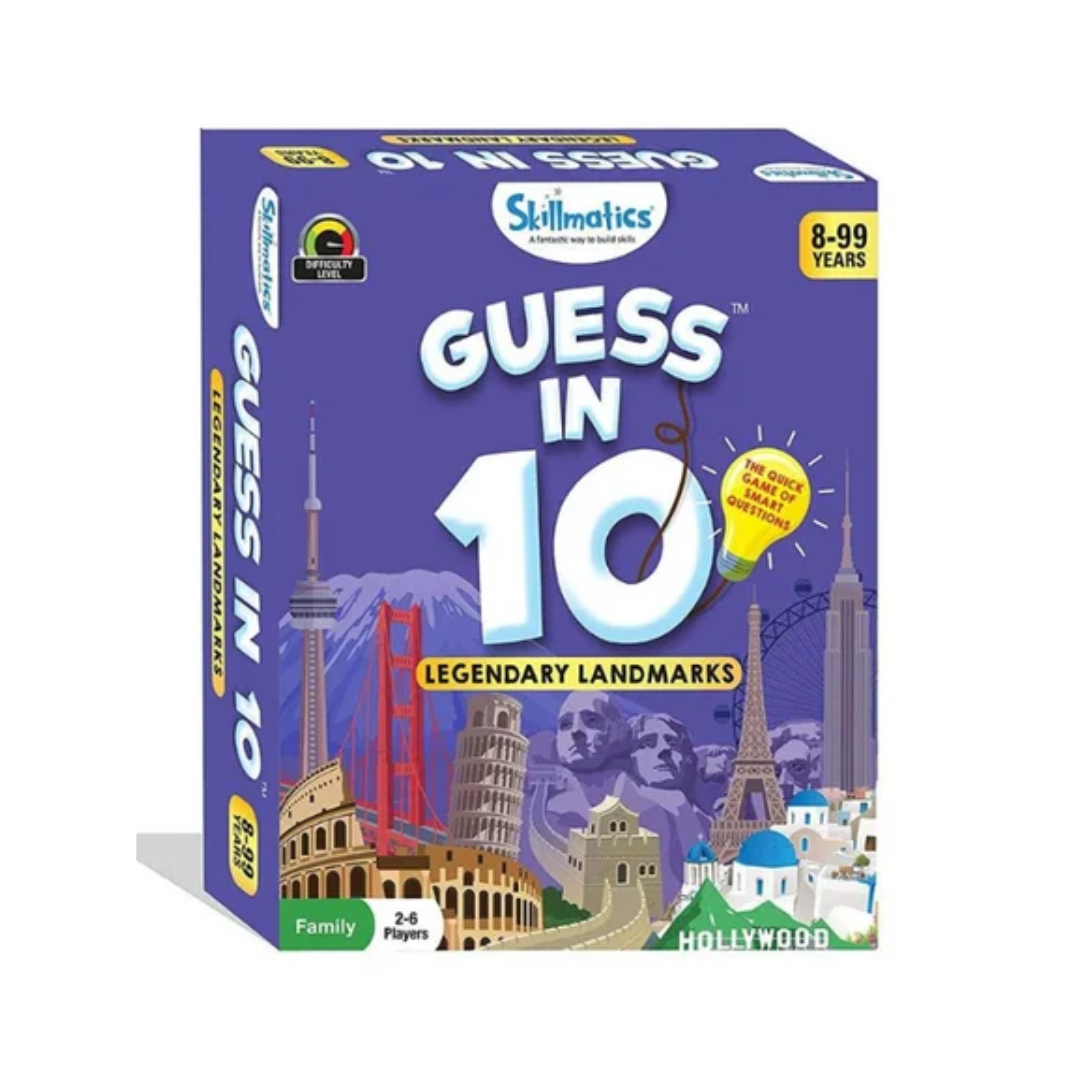 Skillmatics Legendary Landmarks - Guess In 10 (Ages 8-99)