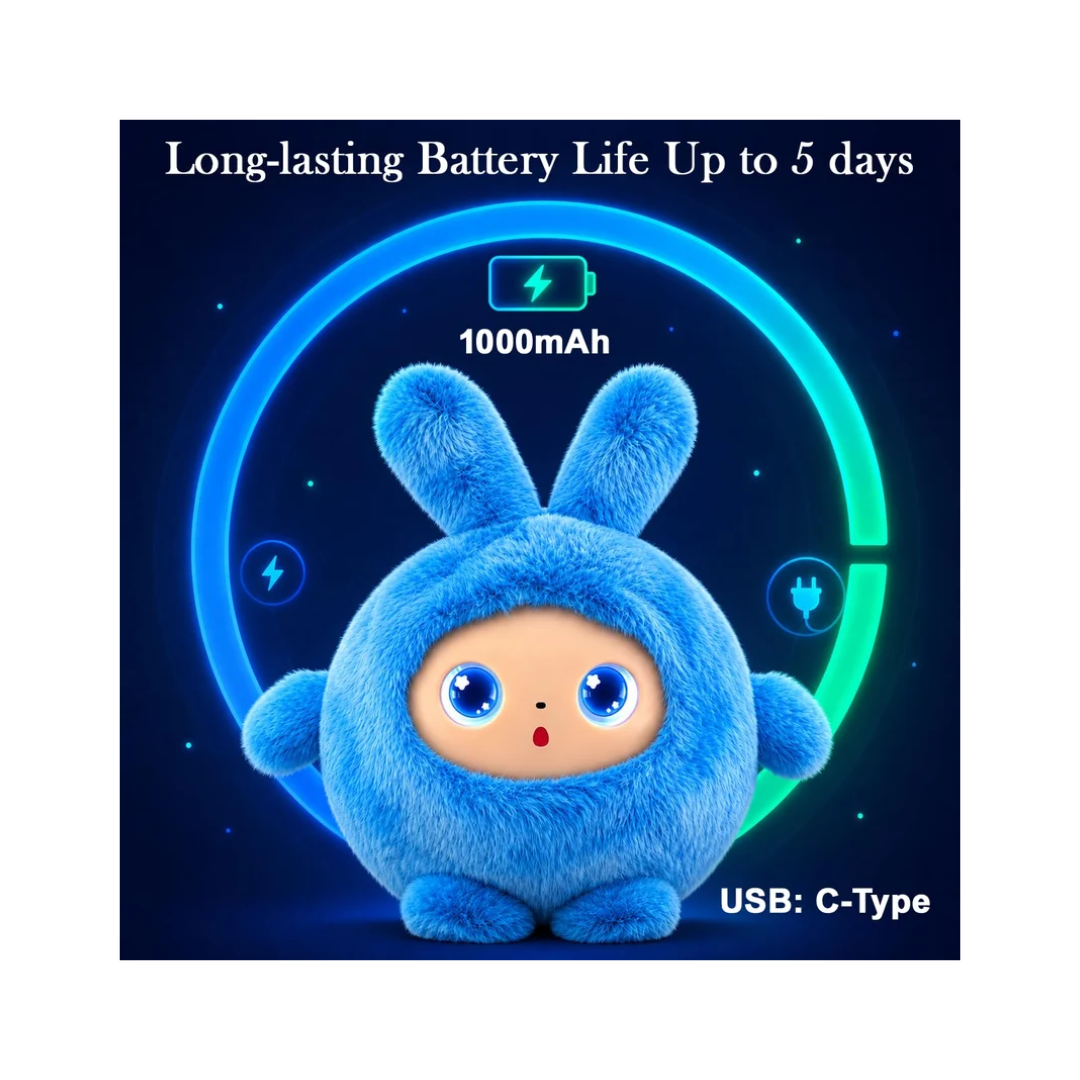 AI Intelligent Talking Plush Toy with Interactive Dialogue for Kids 3+ Years Assorted Color