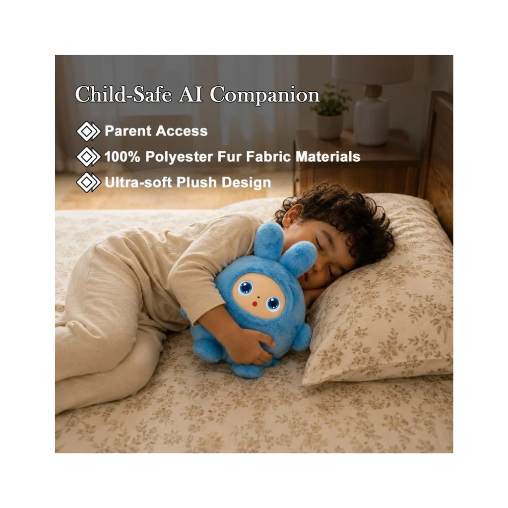 AI Intelligent Talking Plush Toy with Interactive Dialogue for Kids 3+ Years Assorted Color