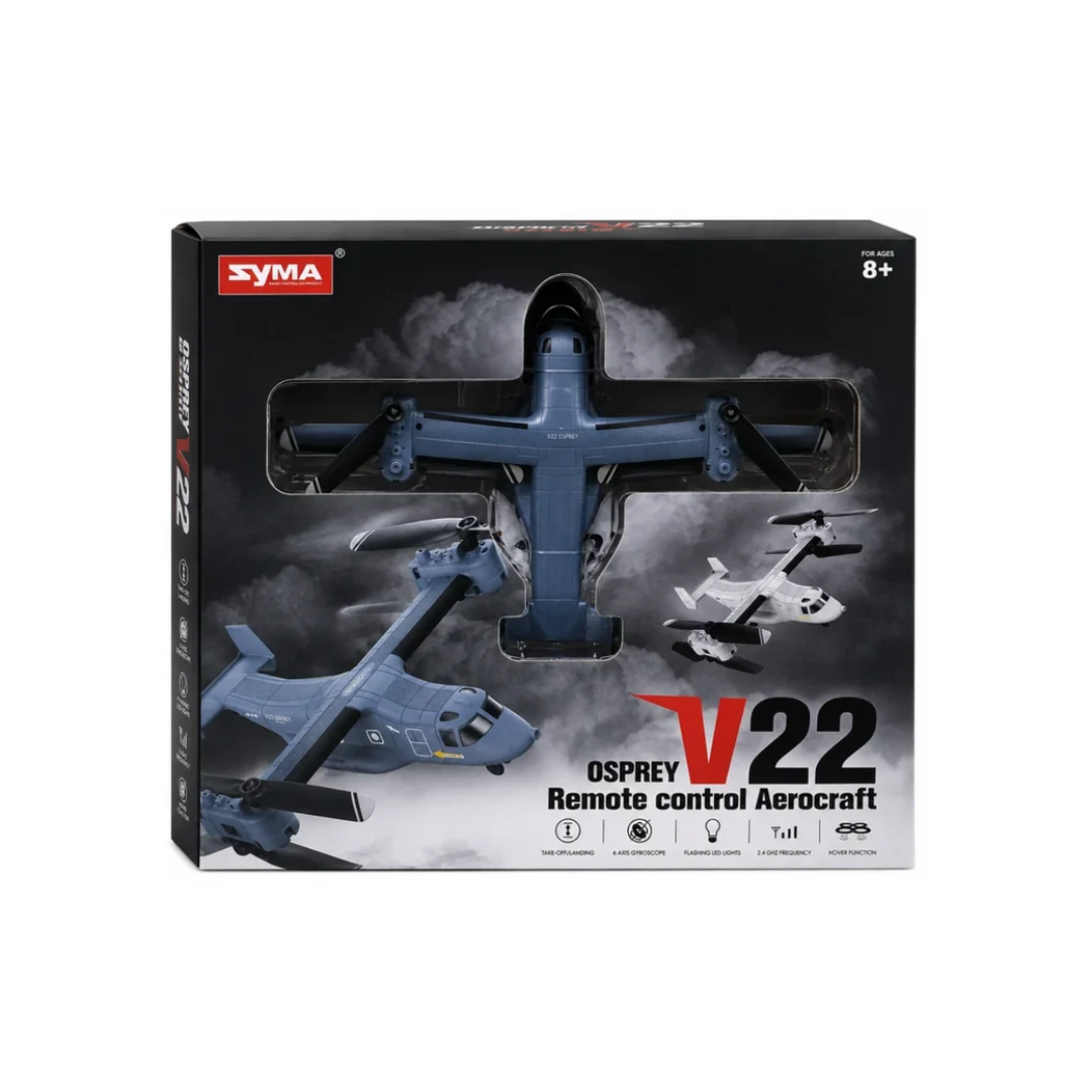 SYMA Osprey V22 Remote Control Aircraft – 2.4GHz RC Tilt-Rotor Aircraft with Gyroscope & Hover Function