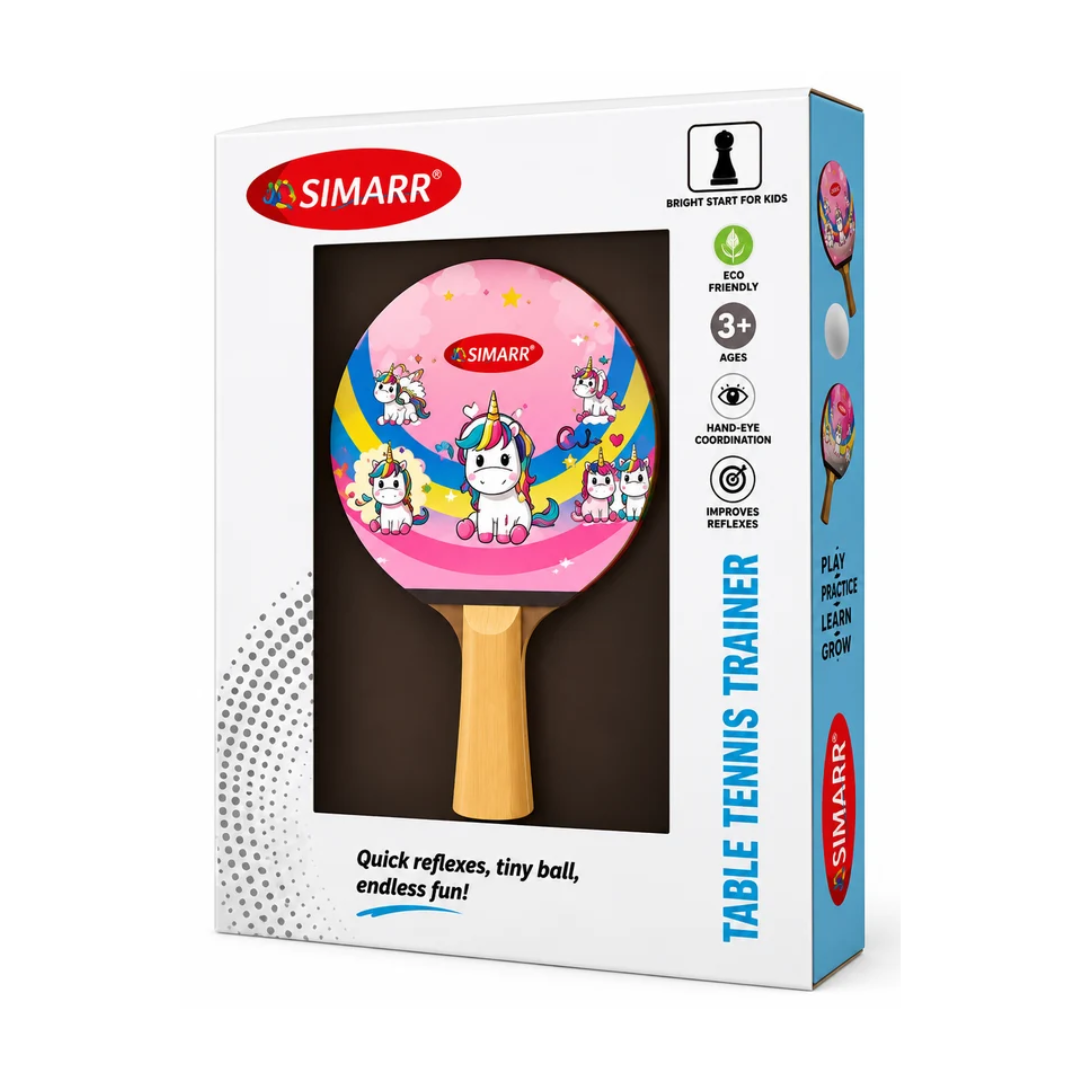 Simarr Table Tennis Trainer Set for Kids – Indoor Reflex & Coordination Game 3Y+