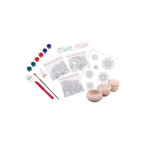 Funskool Handycrafts Mirror and Lippan Art Pot Decorating kit for Ages 6+