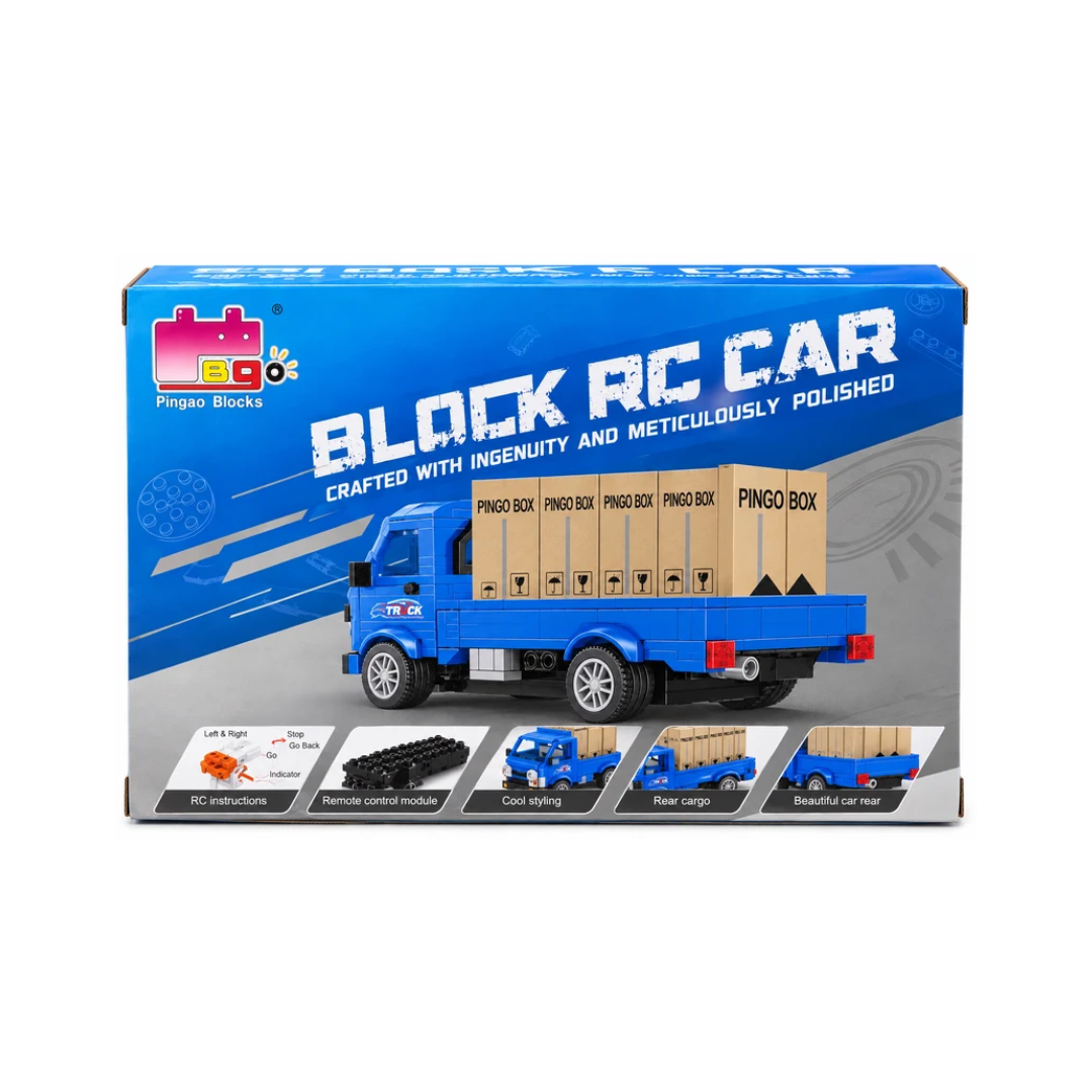 Pingao Blocks 70066 Block RC Truck Building Set – 267 Pcs, 2.4GHz Remote Control