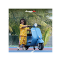 Emotorad Formula Fun Vespa 12V Electric Ride-On Scooter for Kids – 3 to 6 Years Blue