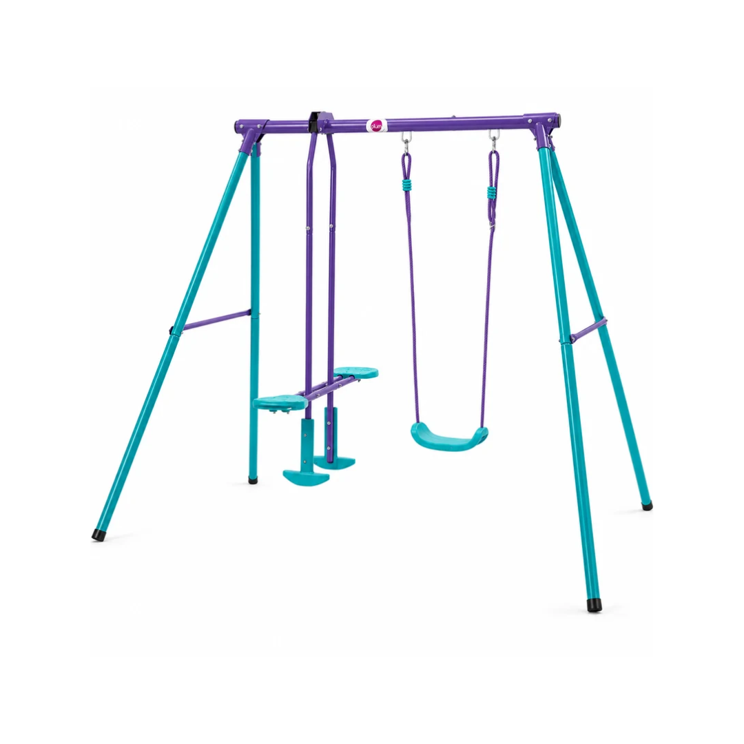 Plum Products Deimos Metal Climbing Dome for Kids 3–8 Years – Outdoor Jungle Gym, Powder-Coated Steel Frame, Turquoise (Copy)