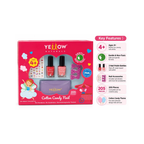Yellow Naturals Cotton Candy Nail Kit for Kids 4+ Years – 205 Pieces