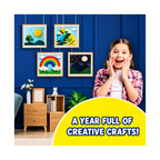Kreeda Sand Art & Wool Art DIY Mess Free Craft Kit