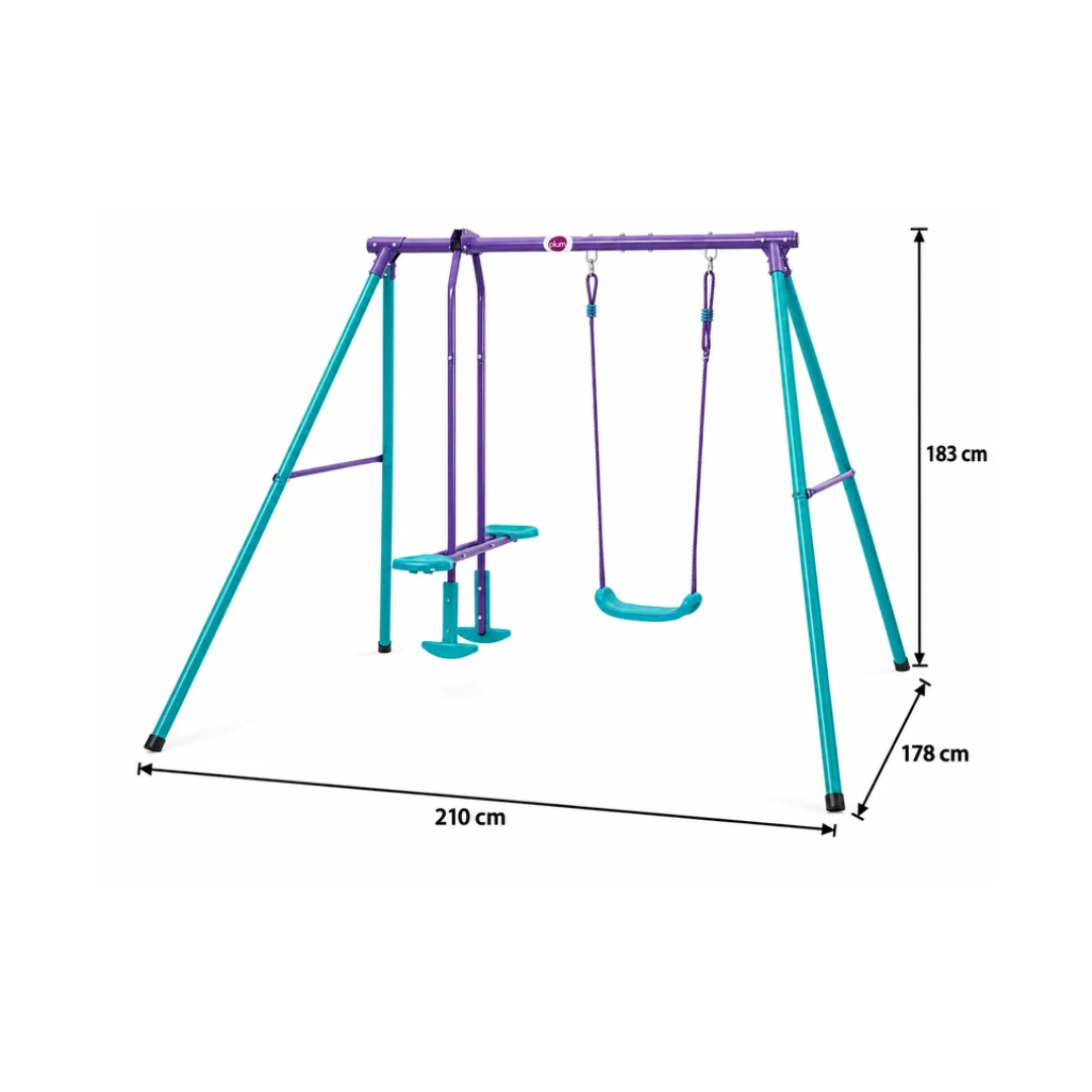 Plum Products Deimos Metal Climbing Dome for Kids 3–8 Years – Outdoor Jungle Gym, Powder-Coated Steel Frame, Turquoise (Copy)