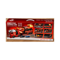 Competitive Catapult Car Transporter Truck with Dual Racing Track & Alloy Cars